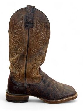 Mens Ariat Standout Performance Leather Western Boots size 8 D